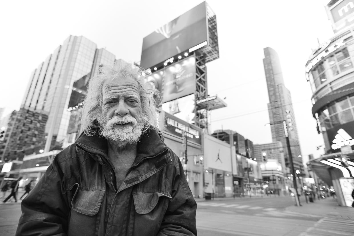 Hobo - asking for change - By Spencer Cobby Photography