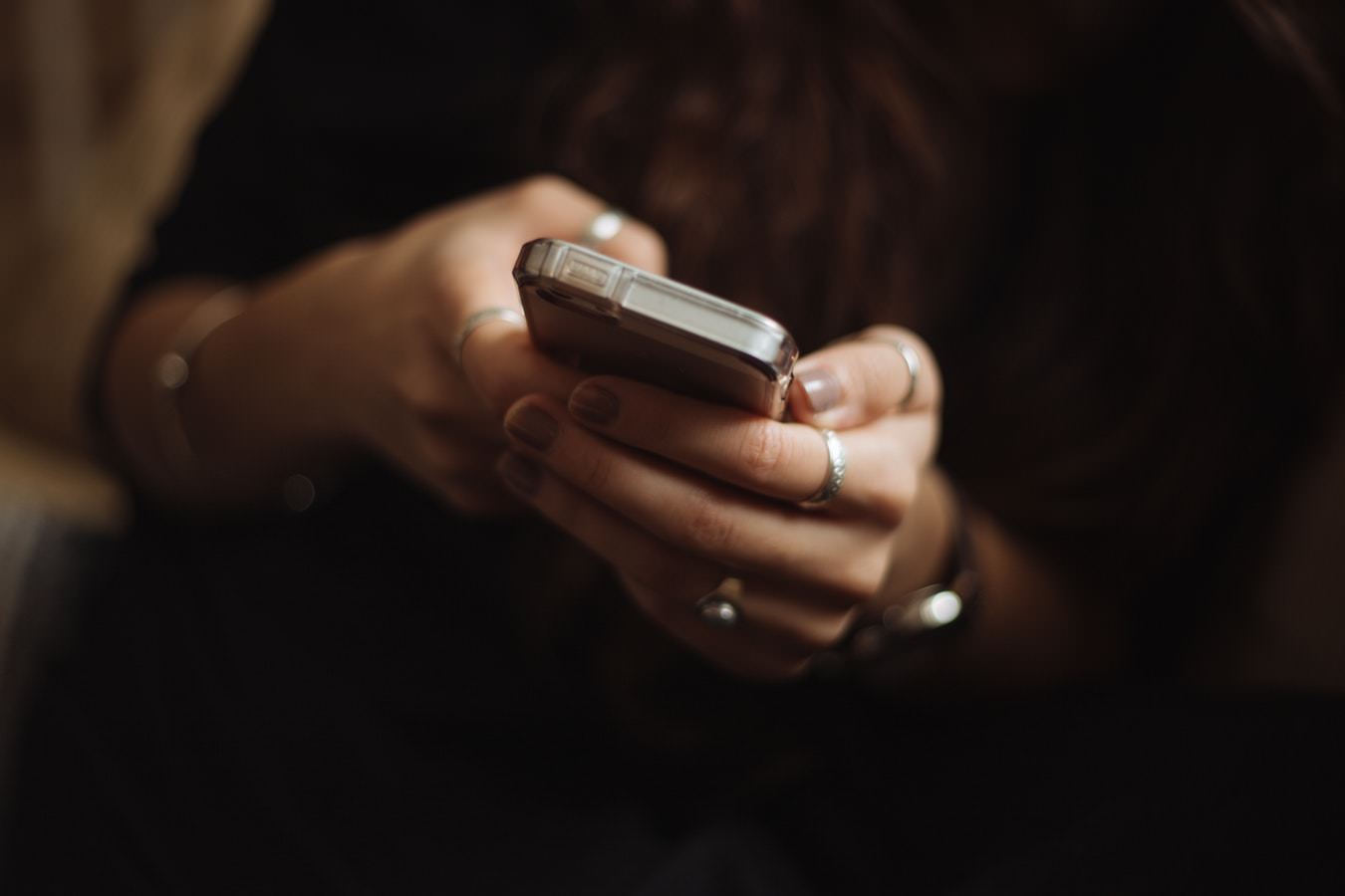 image showing hand holding a mobile phone